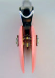 Alex Jacques Custom Pink G10 Scaled Straight Razor