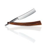 Packwood Vintage Square Tip Straight Razor With Iron Wood Scales