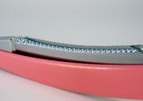 Alex Jacques Custom Pink G10 Scaled Straight Razor